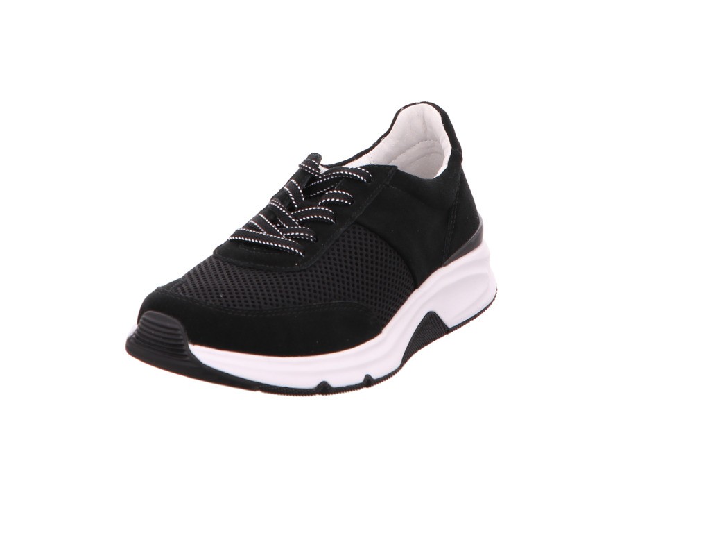 GABOR Freizeit Schnürer schwarz rollingsoft by Gabor Sneaker low 46.897.