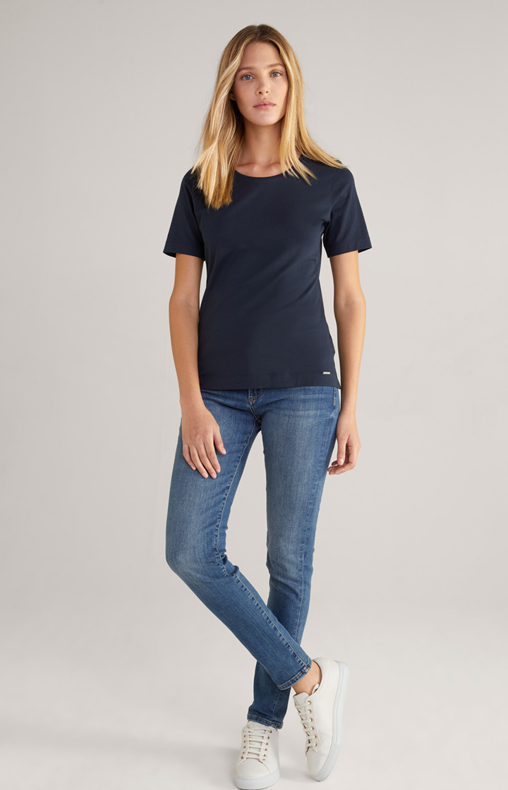 Basic T-Shirt Tess in Dunkelblau