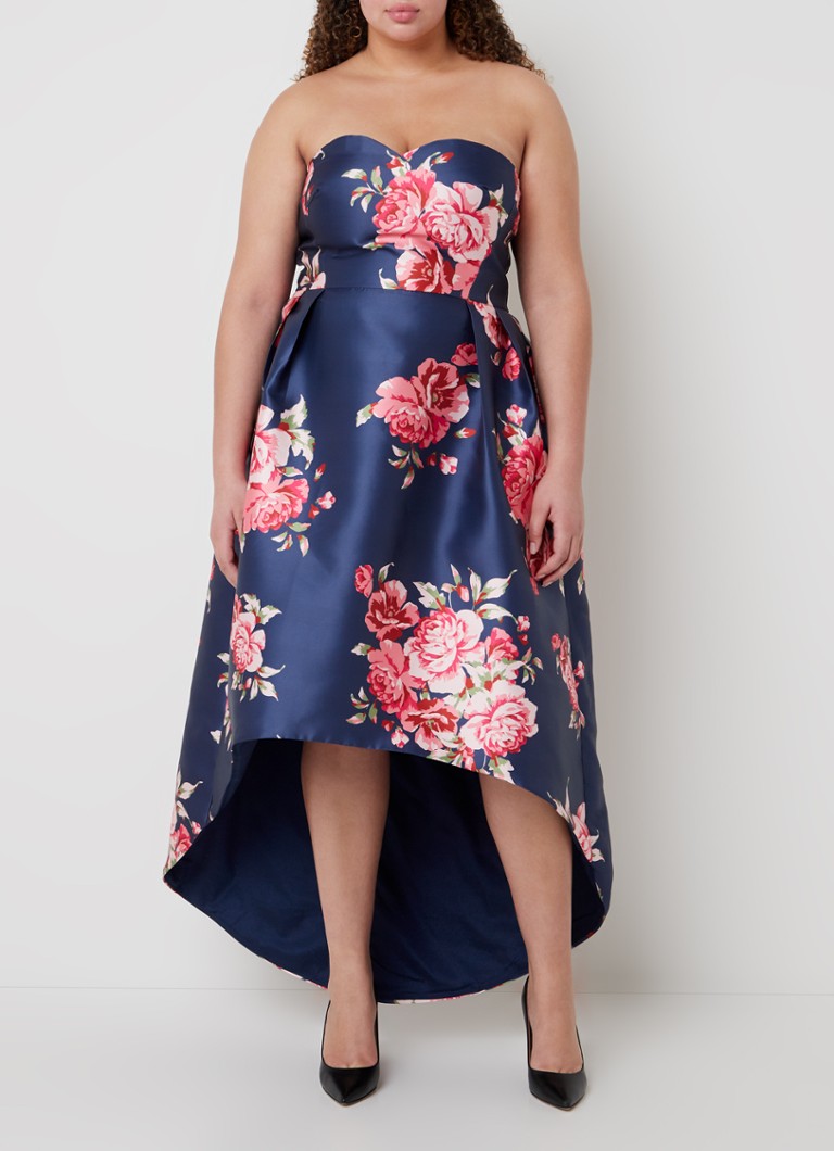 Curea cu imprimeu floral Chi Chi London PLUS