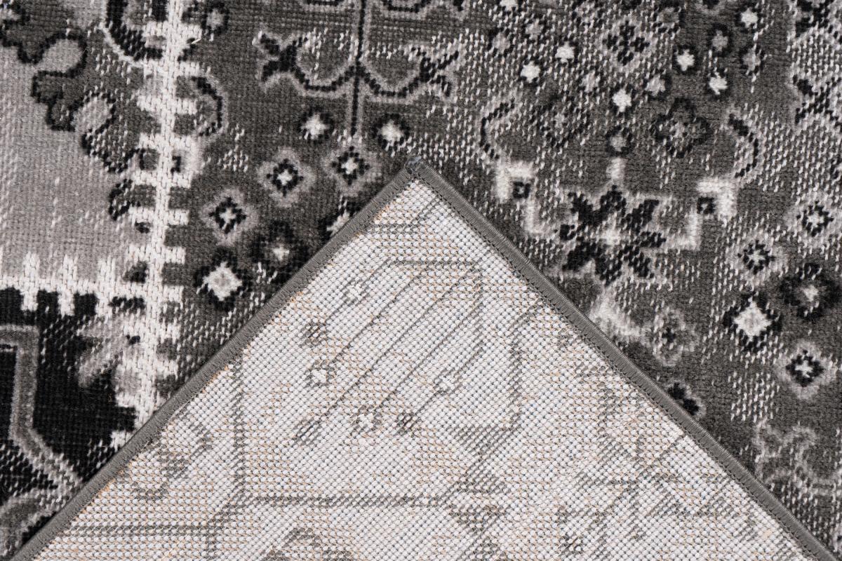 megusta Patchwork-Teppich Teppich Grau 160cm x 230cm