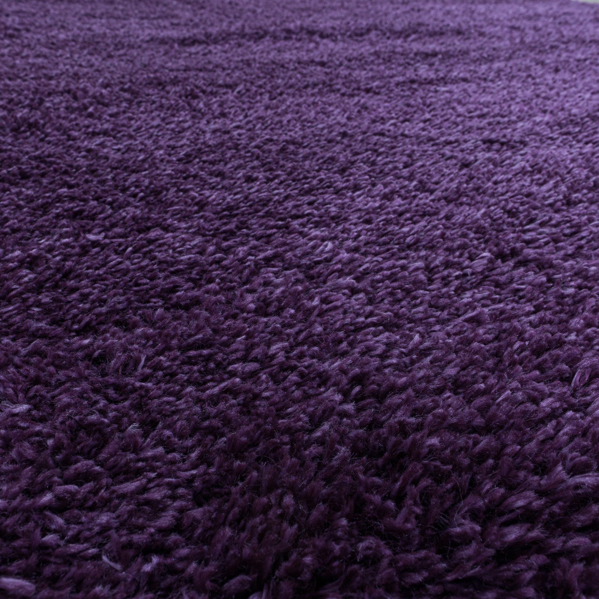 Hochflor-Teppich Teppich Hochflorteppich Langflorteppich Uni kuschelig Wohnzimmer, Miovani, Rechteckig, Höhe: 50 mm