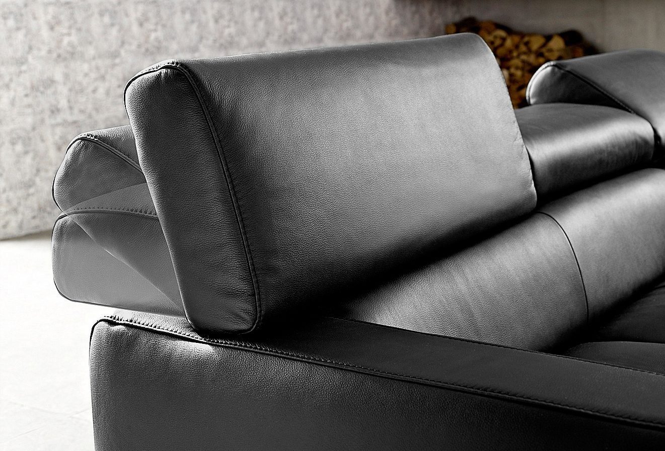 COTTA Ecksofa Sammy, inklusive Kopfstützen-Höhenverstellung, wahlweise mit Bettfunktion