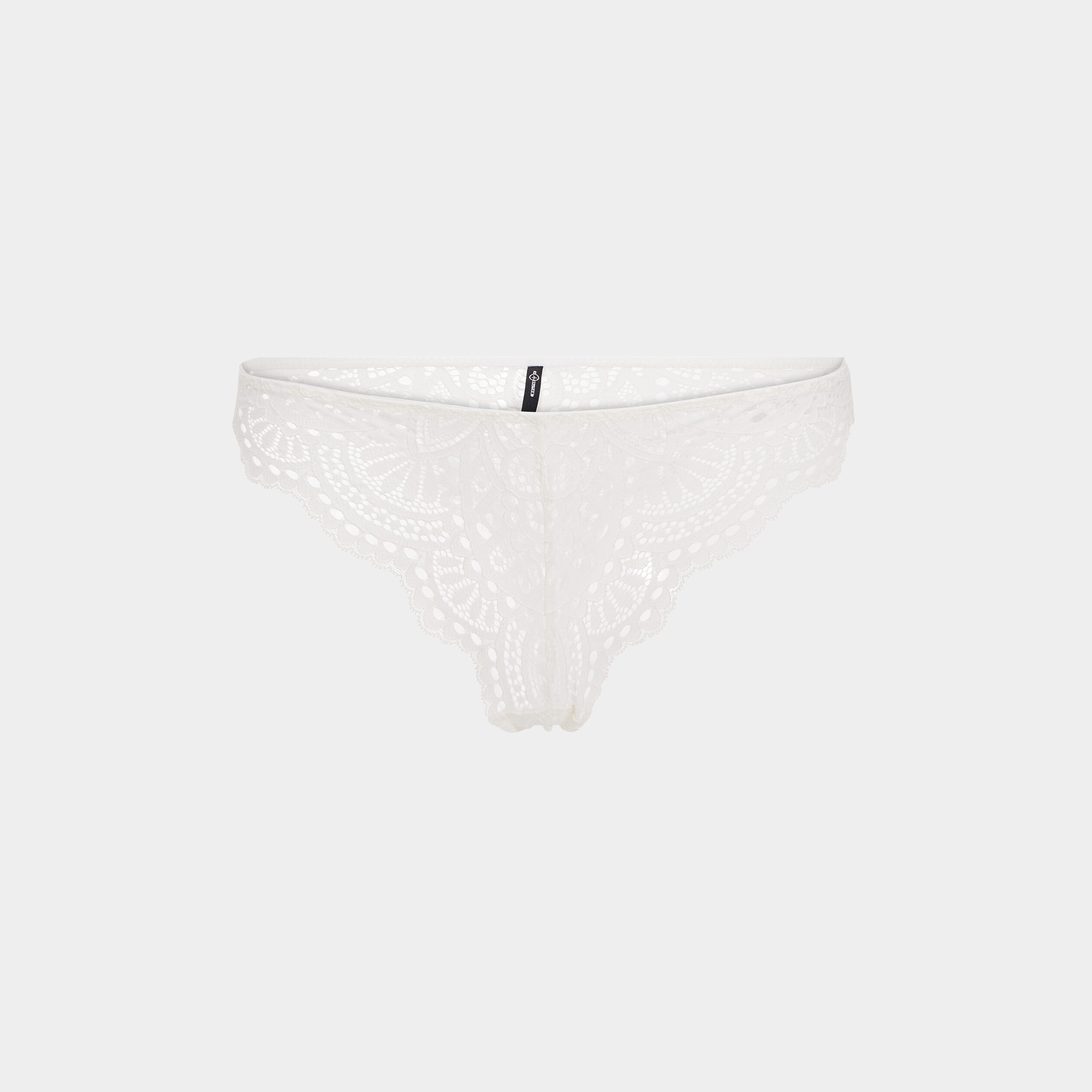 Tanga en dentelle blanc femme | La Halle