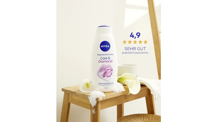 NIVEA Pflegendes Schaumbad Care & Diamond 750 ml