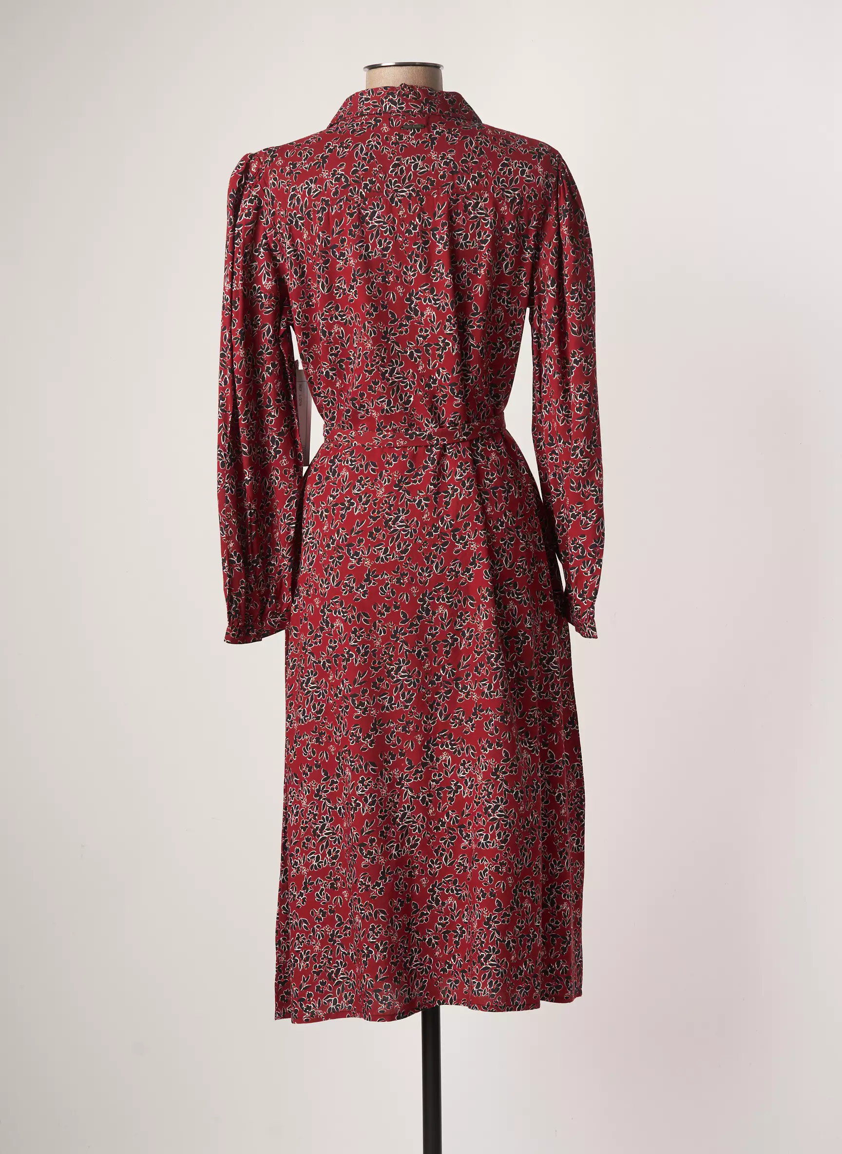 Agathe   Louise Robes Mi Longues Femme couleur rouge