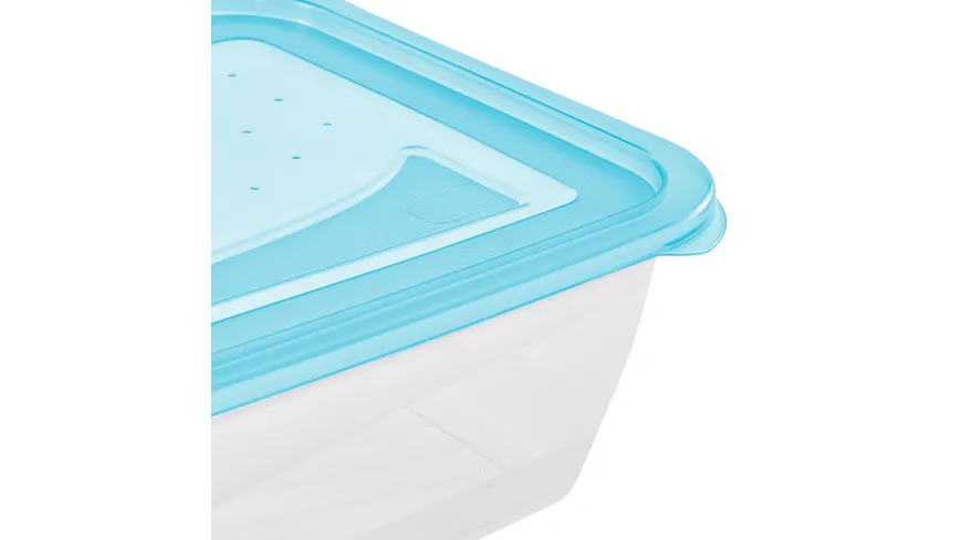 keeeper Frischhaltedosen Set Fredo Fresh 3-tlg. 1,25l fresh-blue transparent