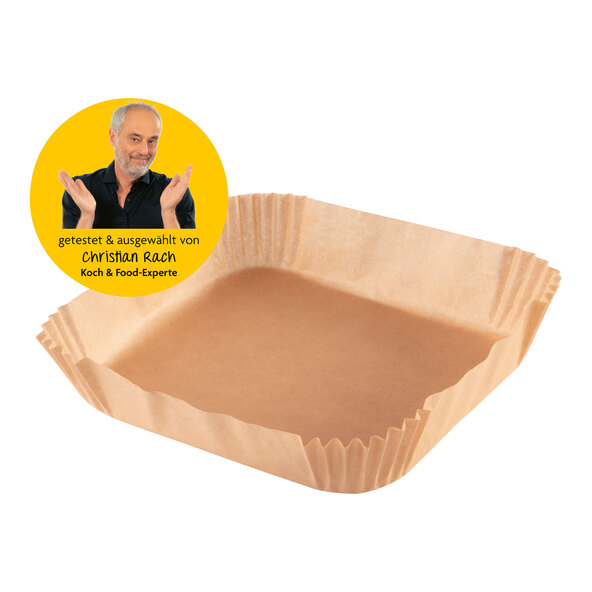Backpapier-Schalen für Heißluftfritteuse, 100er Set