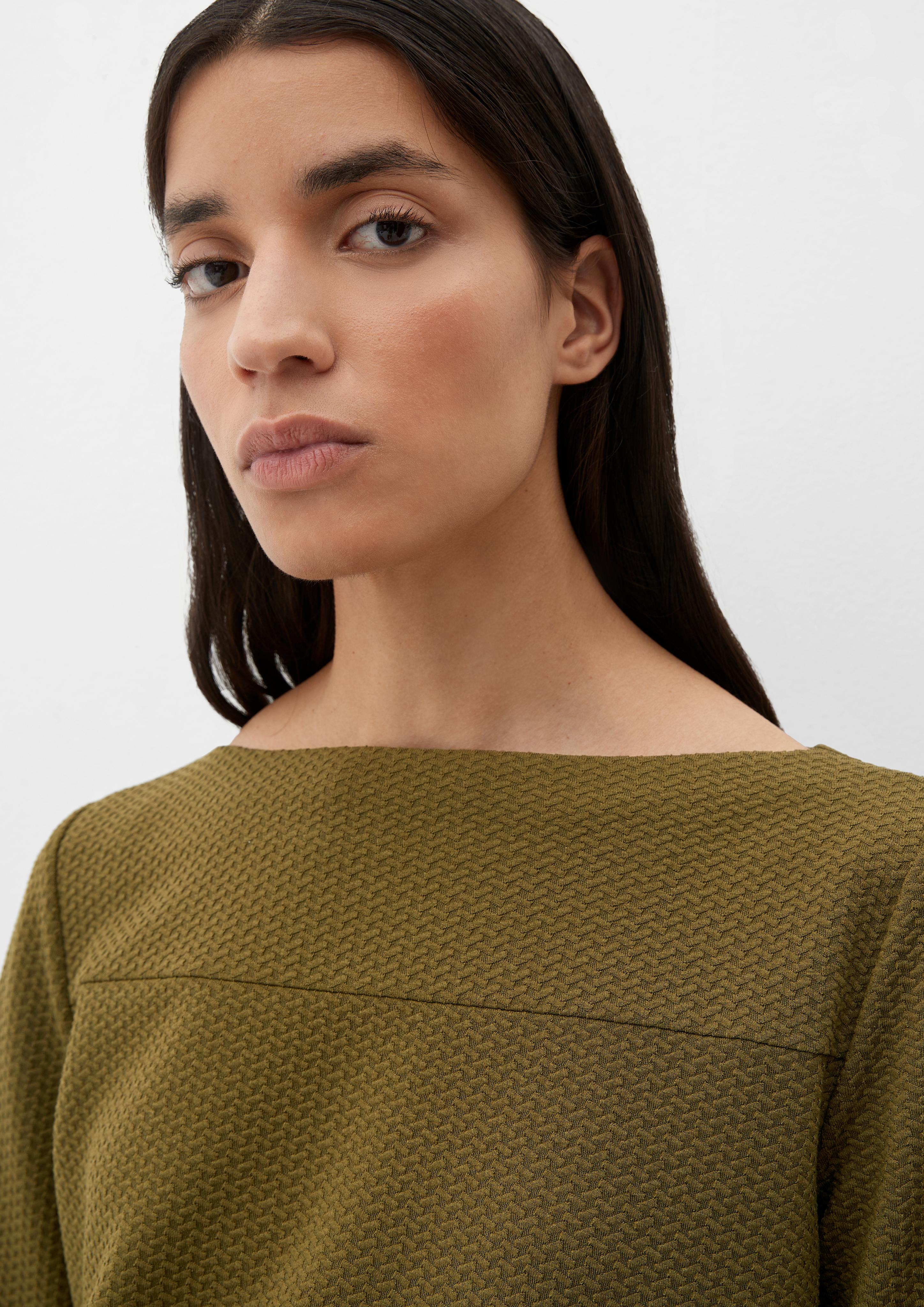 Longsleeve mit U-Boot-Ausschnitt  2129779-7723