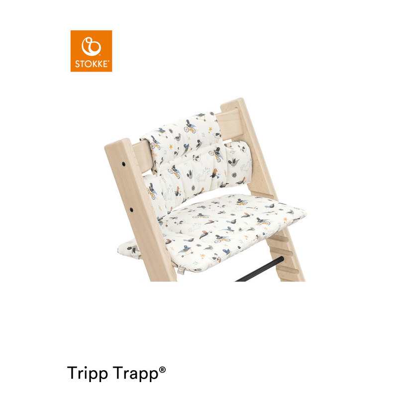 Coussin classic Posh pigeon crème pour chaise haute Tripp Trapp Stokke