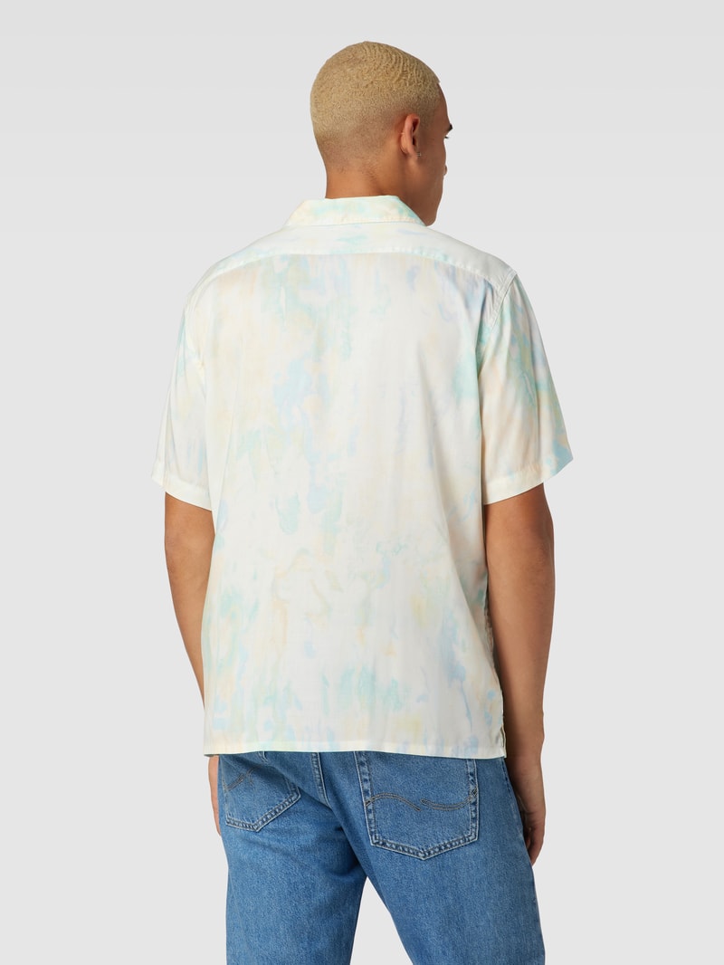 Freizeithemd im Batik-Look Modell 'THE SUNSET' in offwhite