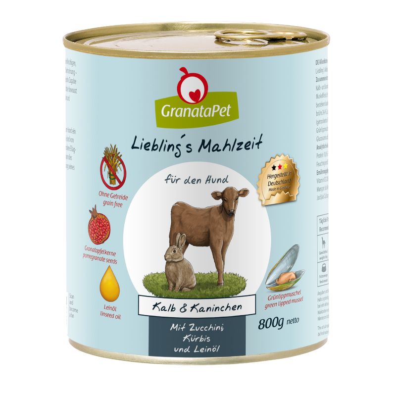 Probierpaket GranataPet Liebling's Mahlzeit 6 x 800 g