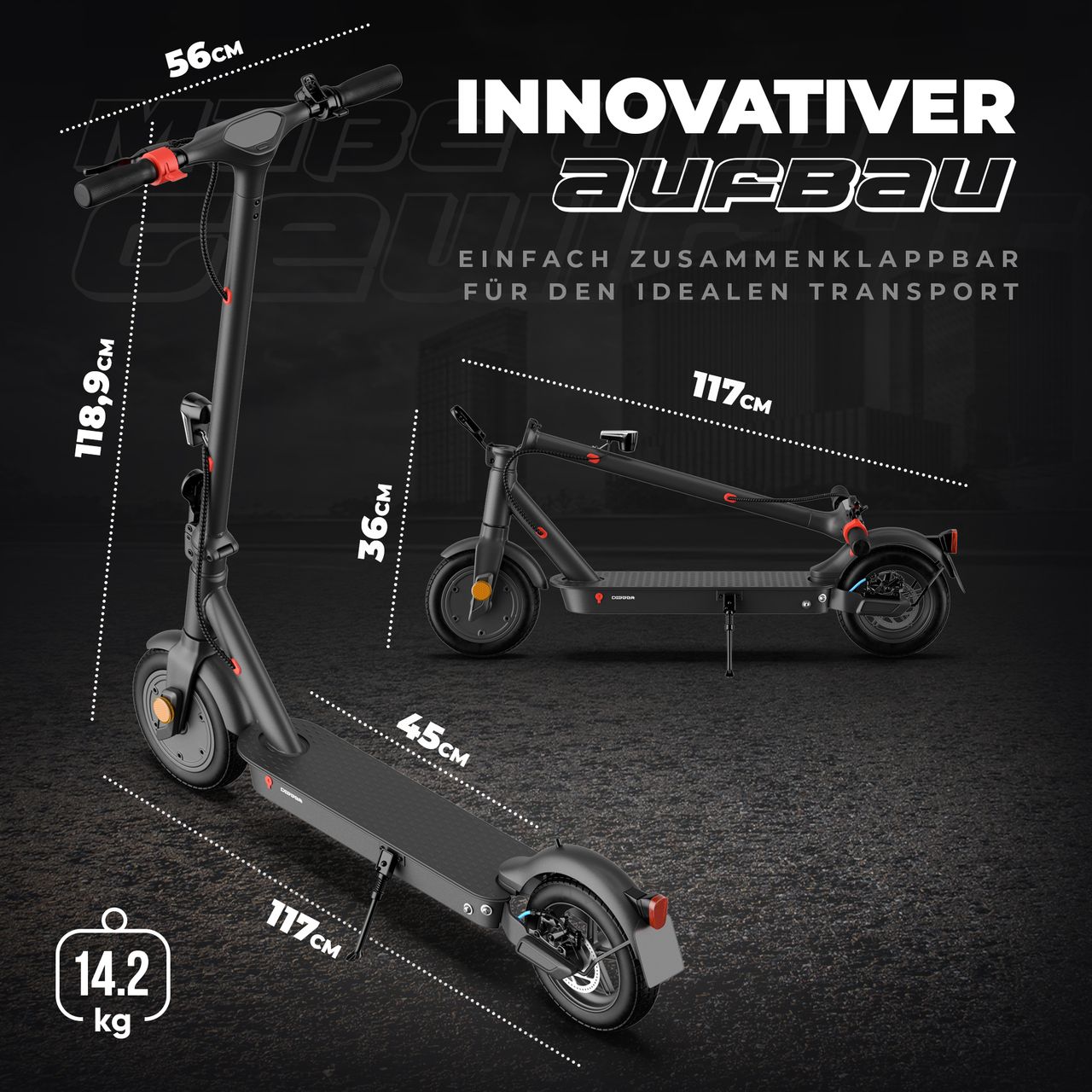 Xoro DIGGER jubelt ES3 E-Scooter