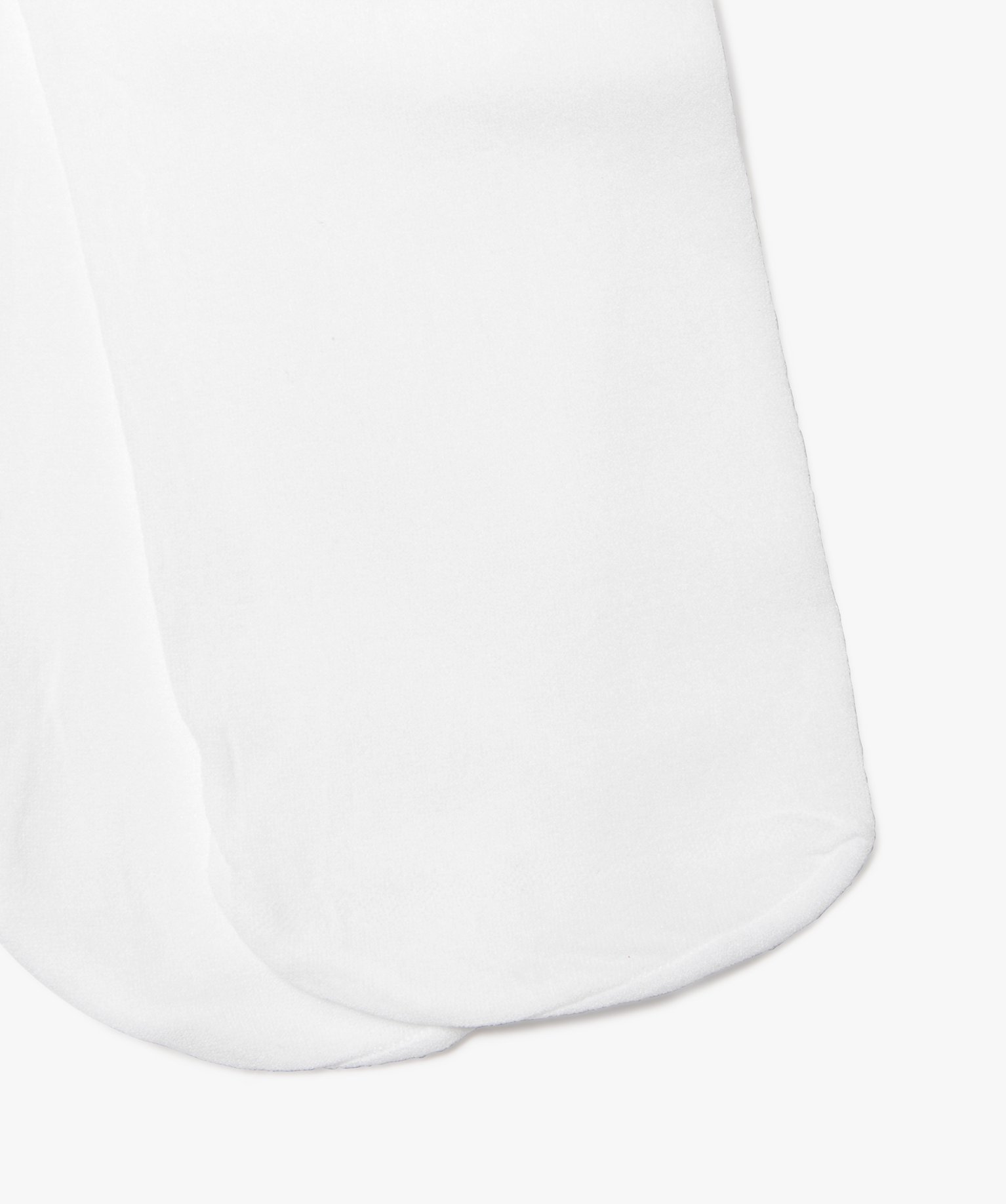 Collants fille semi-opaques unis (lot de 2) blanc | GEMO