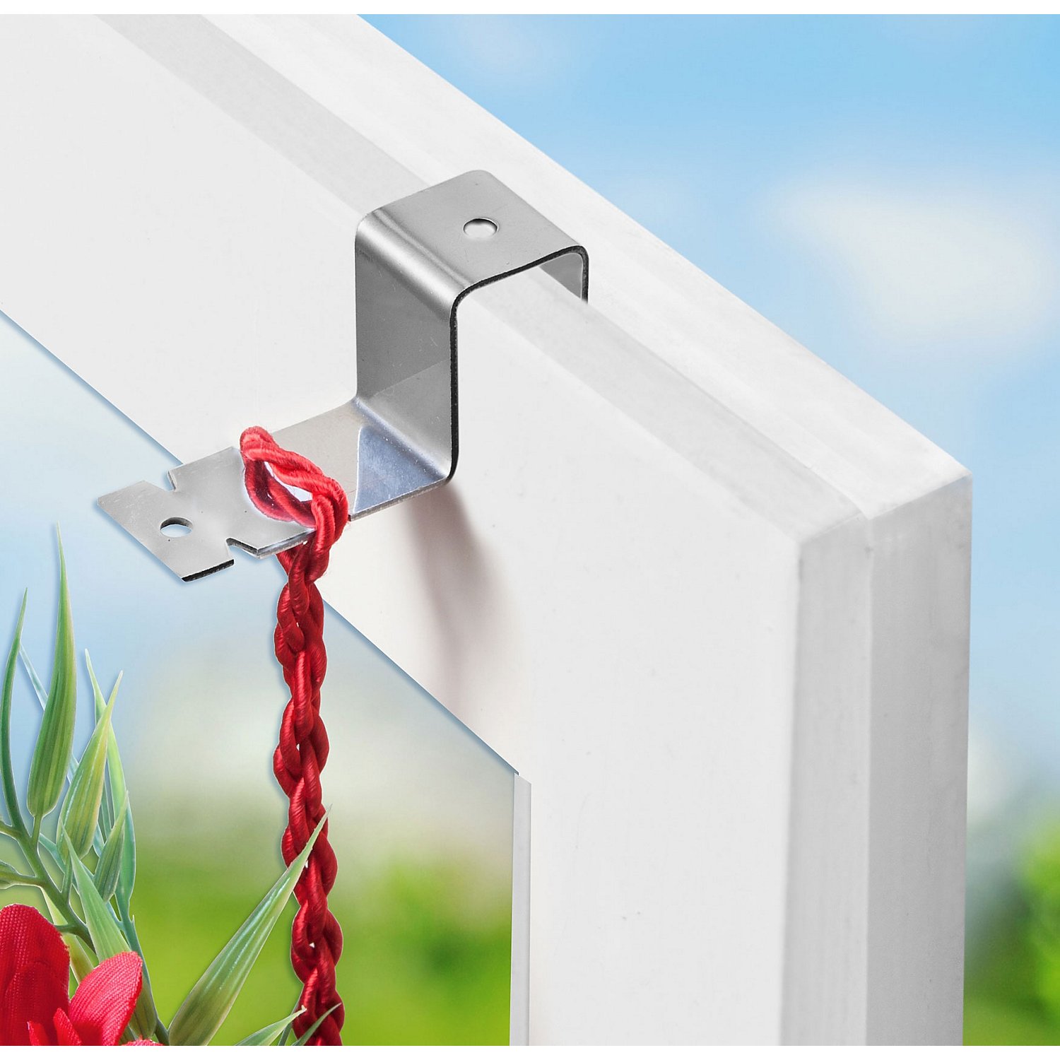 Maximex Fensterhaken, 3 x 6 x 2 cm, 2 Stück