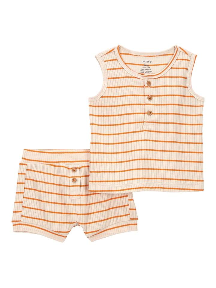 carter's 2tlg. Outfit in Beige günstig kaufen