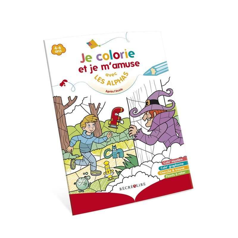 Livre Je colorie et je m'amuse avec les Alphas - Récréalire