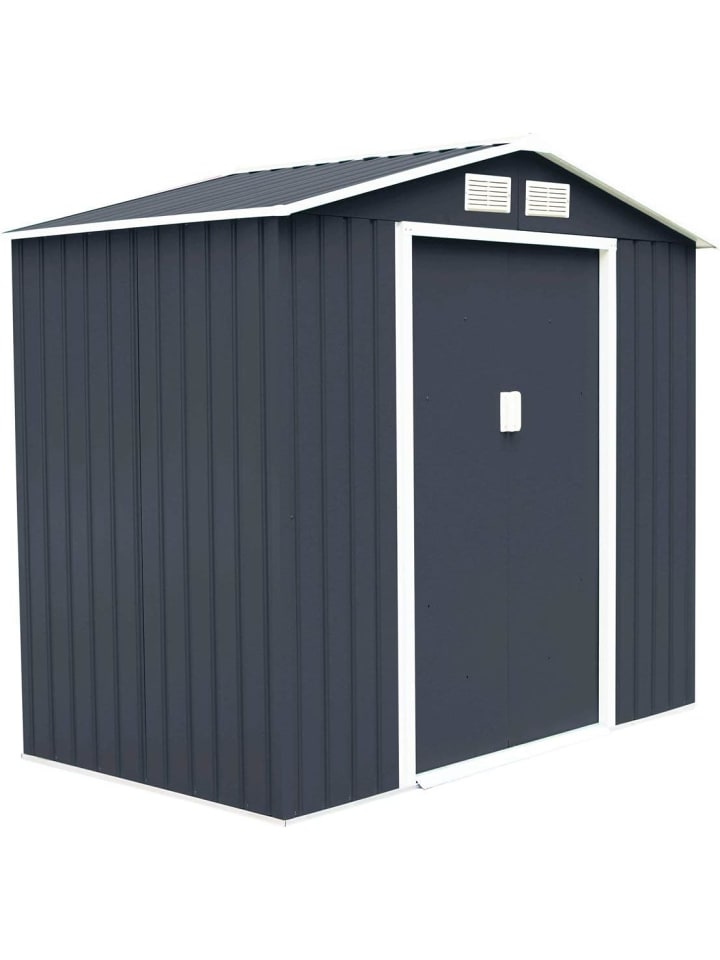 COSTWAY Gerätehaus 213x127x185cm in Grau günstig kaufen onesize