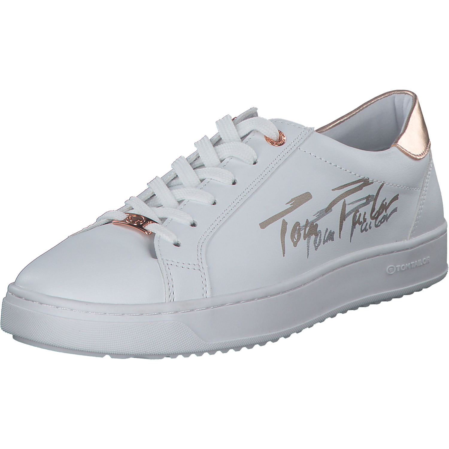 Tom Tailor 5394709, Schnürschuhe, Damen, weiss