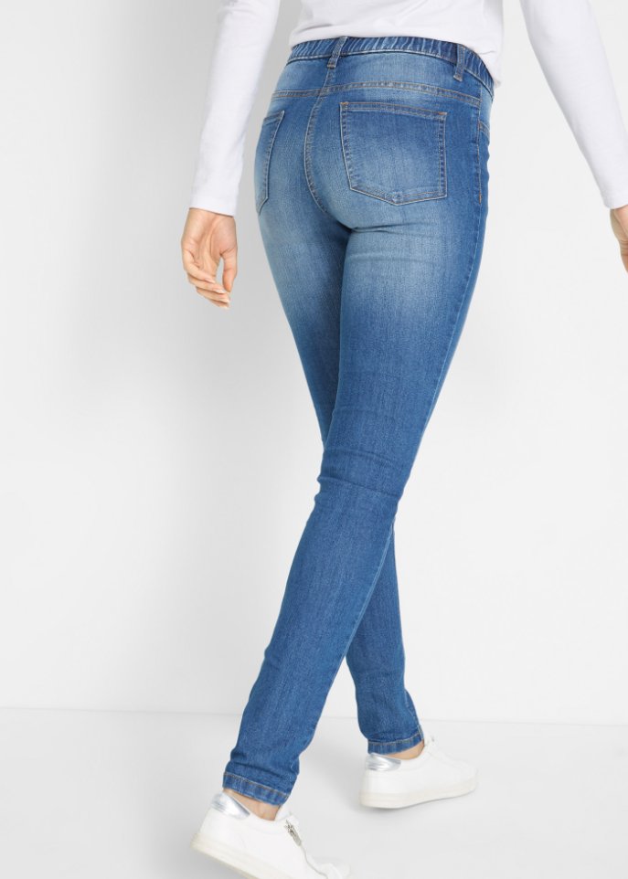 Jeans-Jeggings mit Bequembund, Skinny