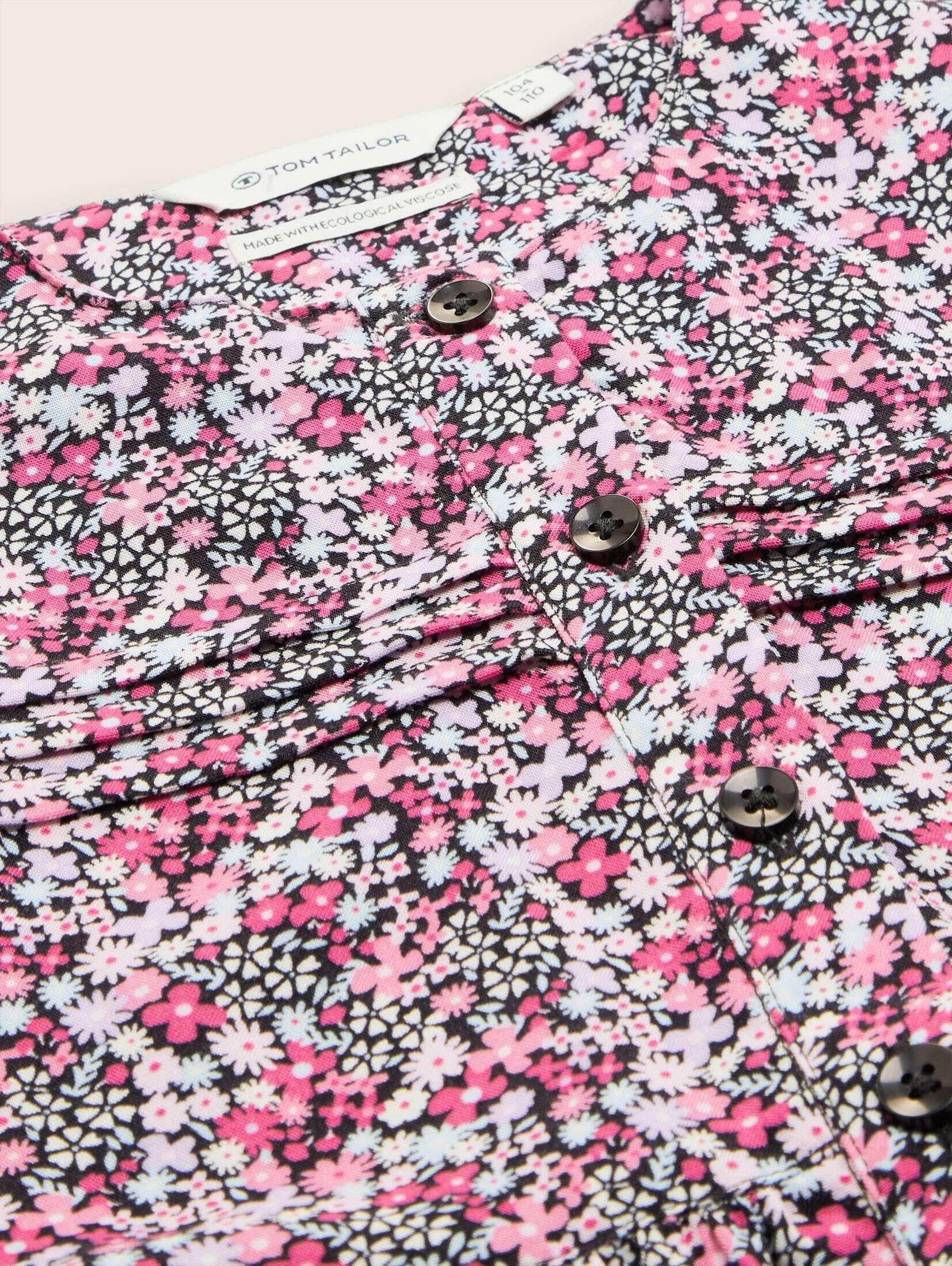 TOM TAILOR Carmenbluse Rock mit Blumenmuster