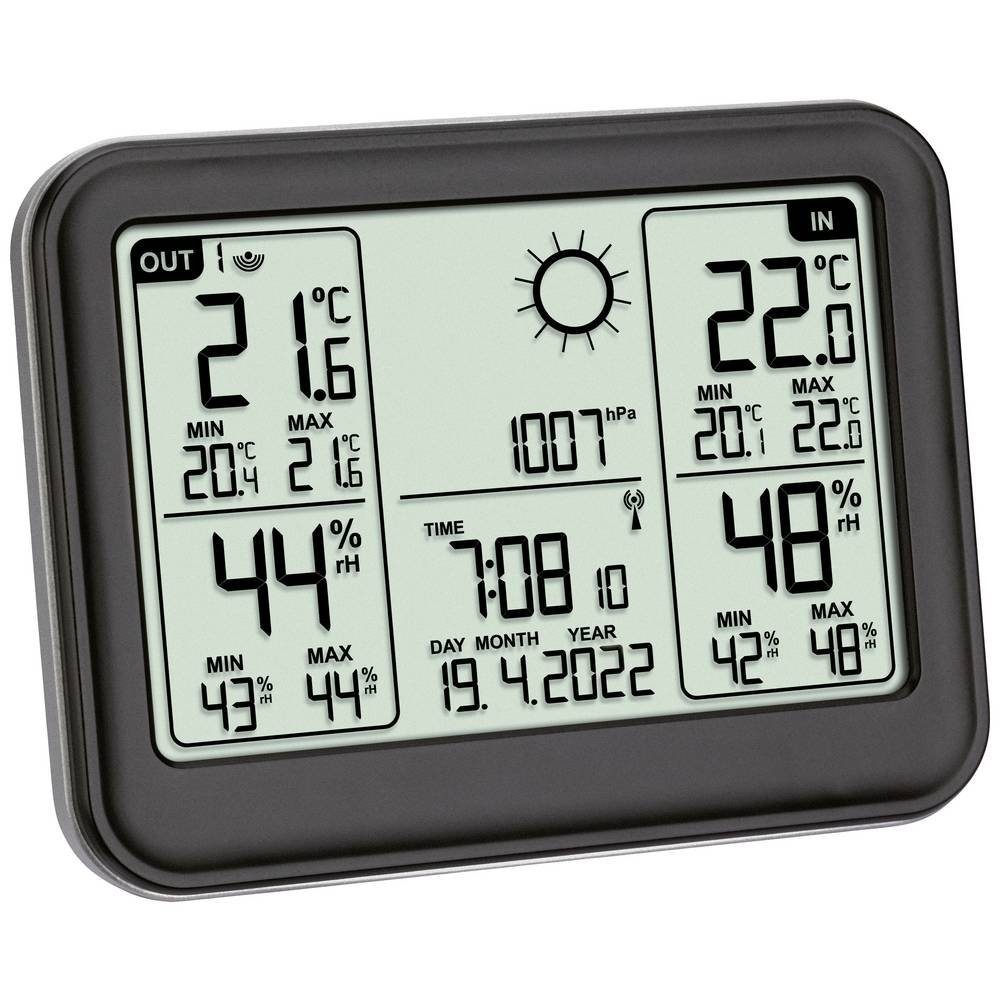 TFA Dostmann Funk-Wetterstation mit Wettervorhersage und Wetterstation