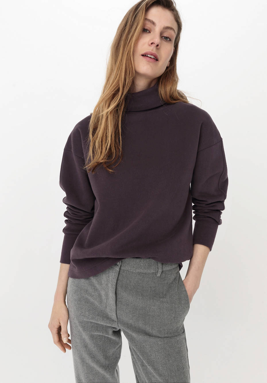 Sweatshirt BetterRecycling aus reiner Bio-Baumwolle