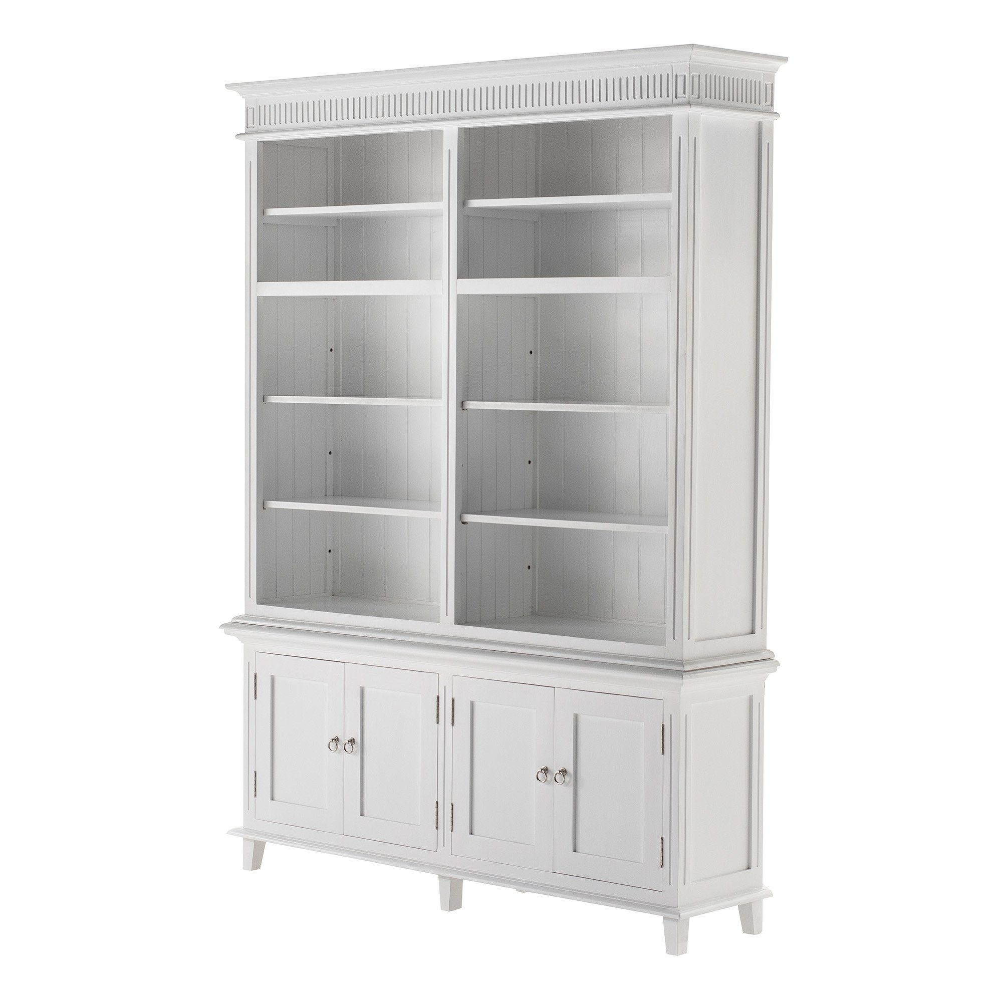 Novasolo Küchenbuffet Skansen Verstellbare Regale, Double-Bay Hutch Kabinett