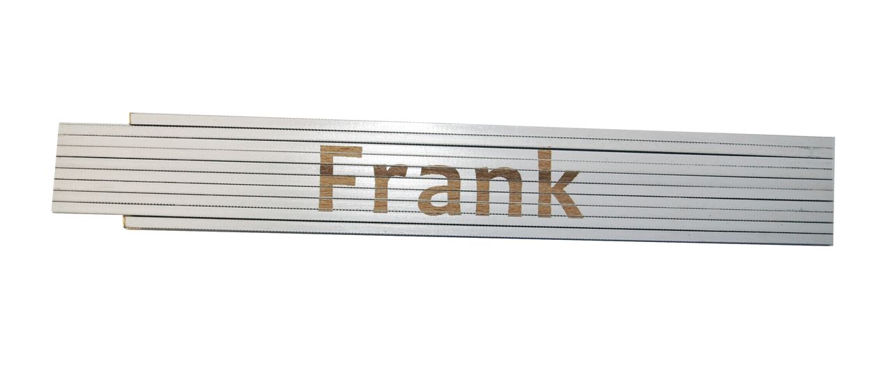 Heka Werkzeuge GmbH Meterstab weiß Frank