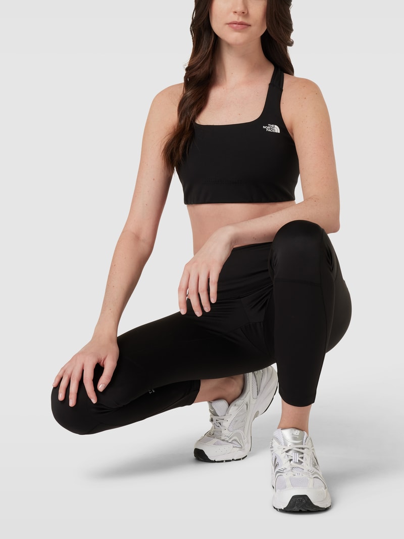 Bustier mit Racerback Modell 'MOVMYNT' in schwarz