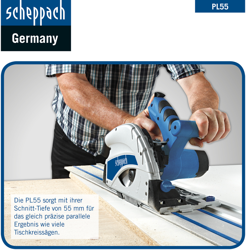 Scheppach 160 mm Tauchsägen-Set PL55