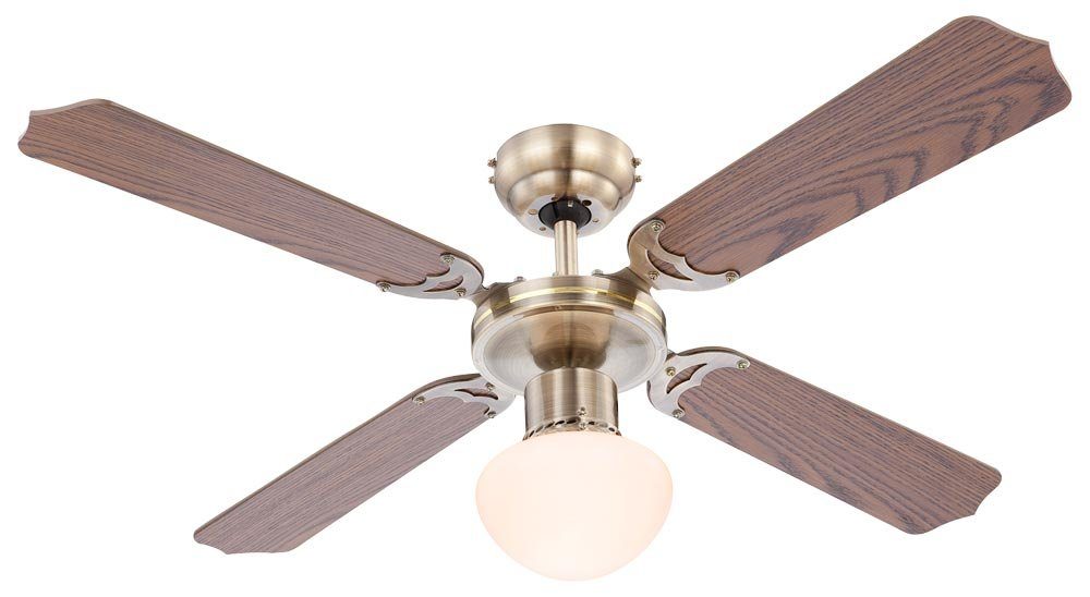 etc-shop Deckenventilator, LED Decken Ventilator IOS Alexa Amazon RGB Fernbedienung Beleuchtung