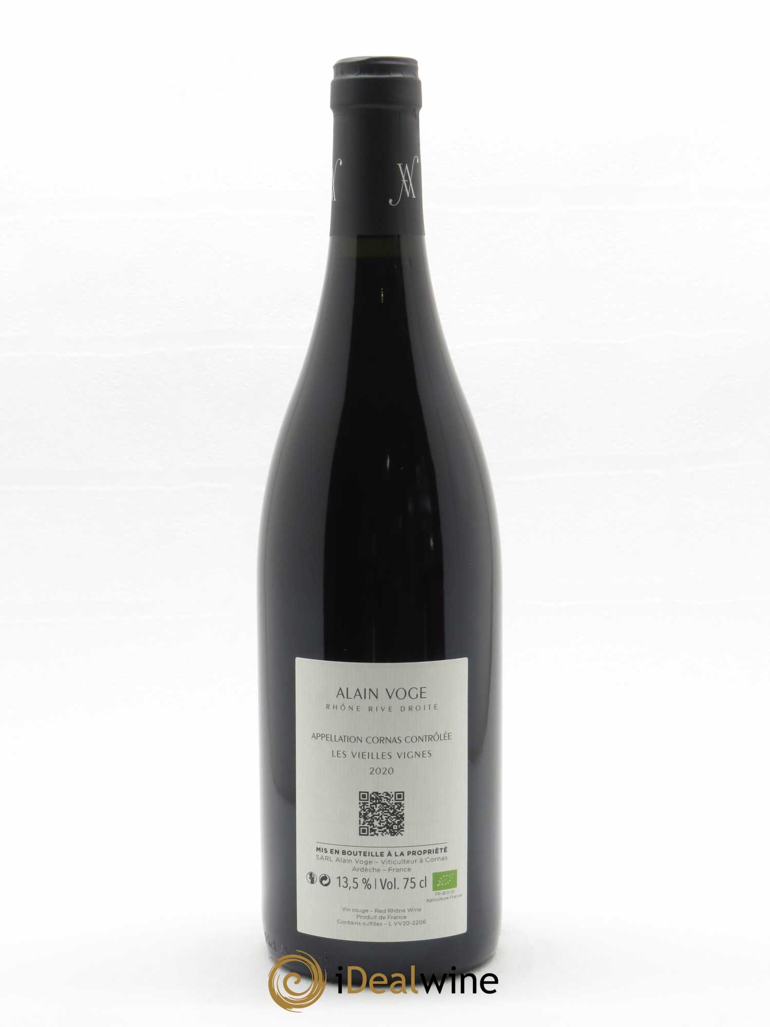 Cornas Les Vieilles Vignes Alain Voge (Domaine)  2020 - Lot de 1 Bouteille