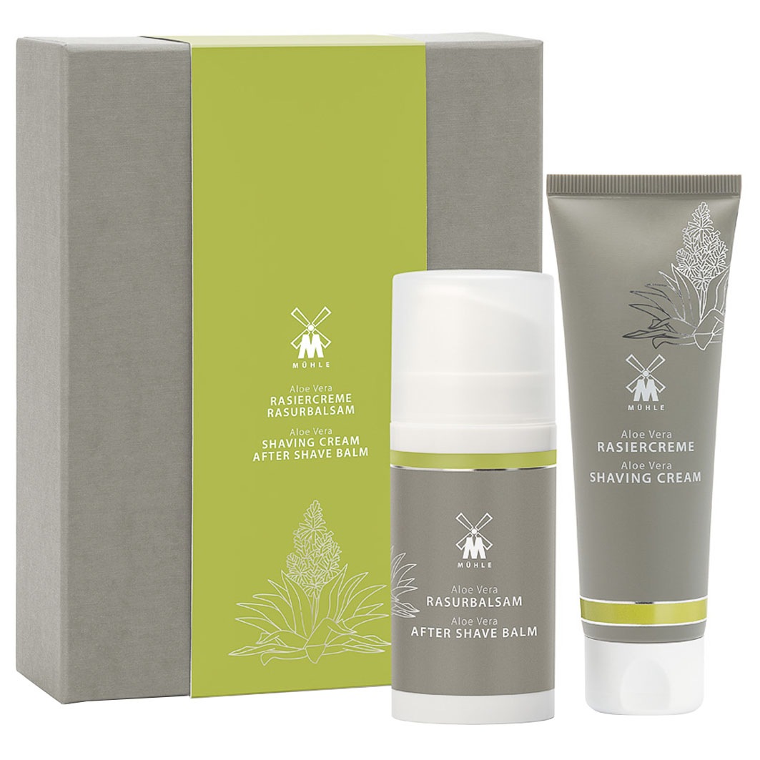 Rasiercreme und After Shave Balm mit Aloe Vera