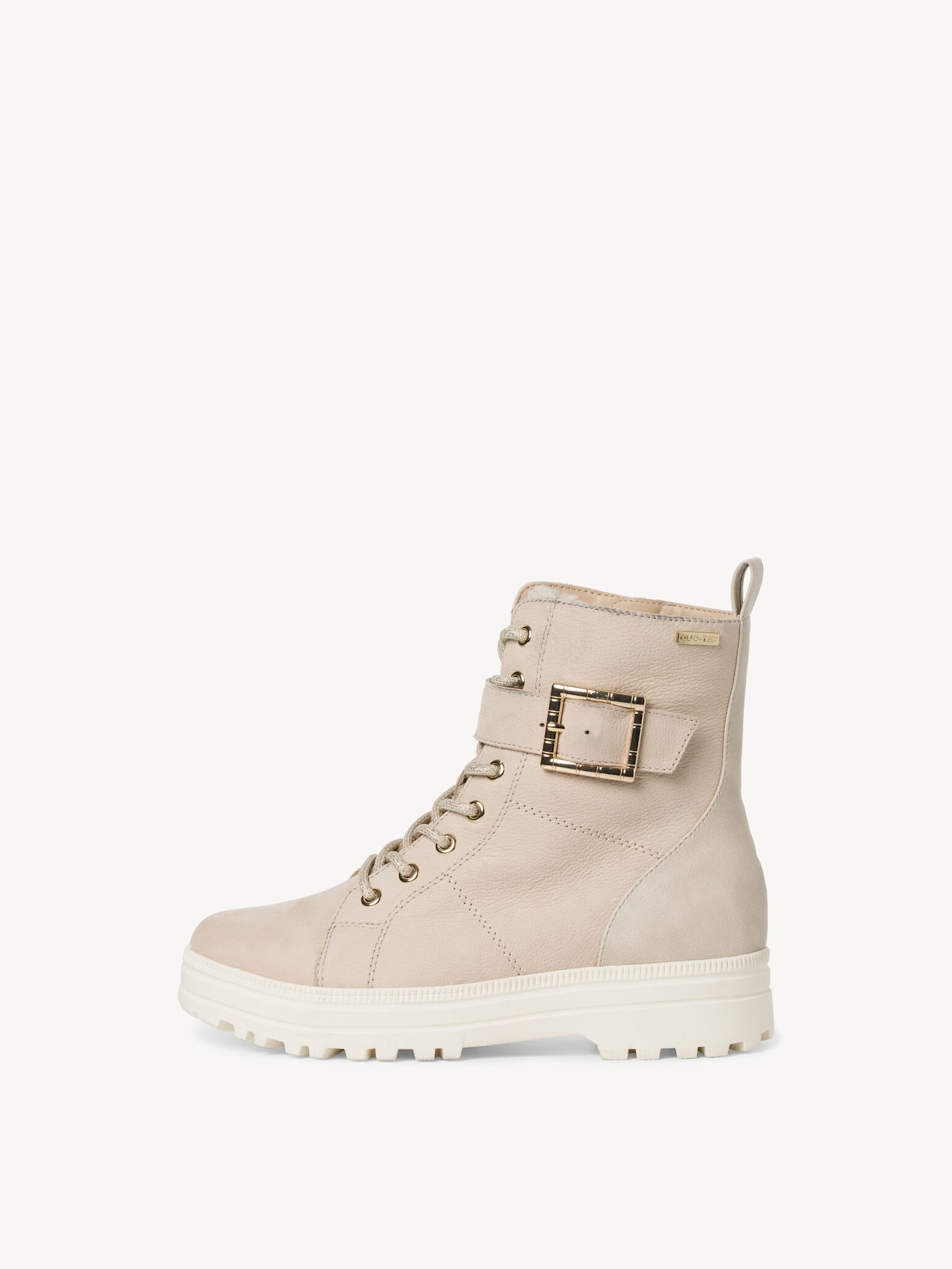 Bottine en cuir - beige