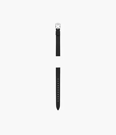 Fossil Band 12 mm LiteHide-Leder schwarz