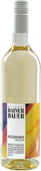 2021 Weißburgunder trocken - Weingut Rainer Bauer