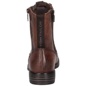 Tom Tailor Schnürstiefelette in braun