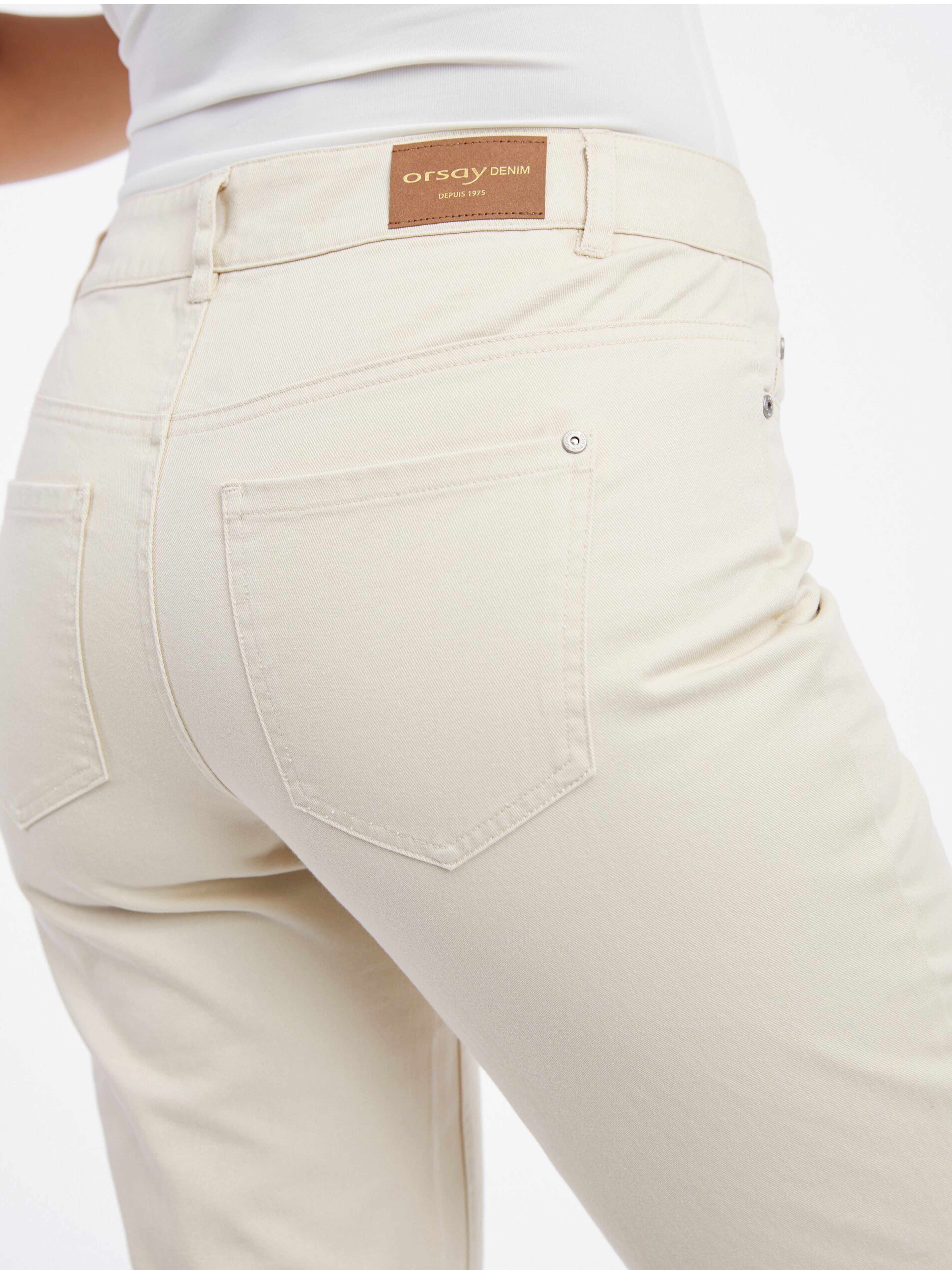 Beige Straight Fit Damenjeans ORSAY