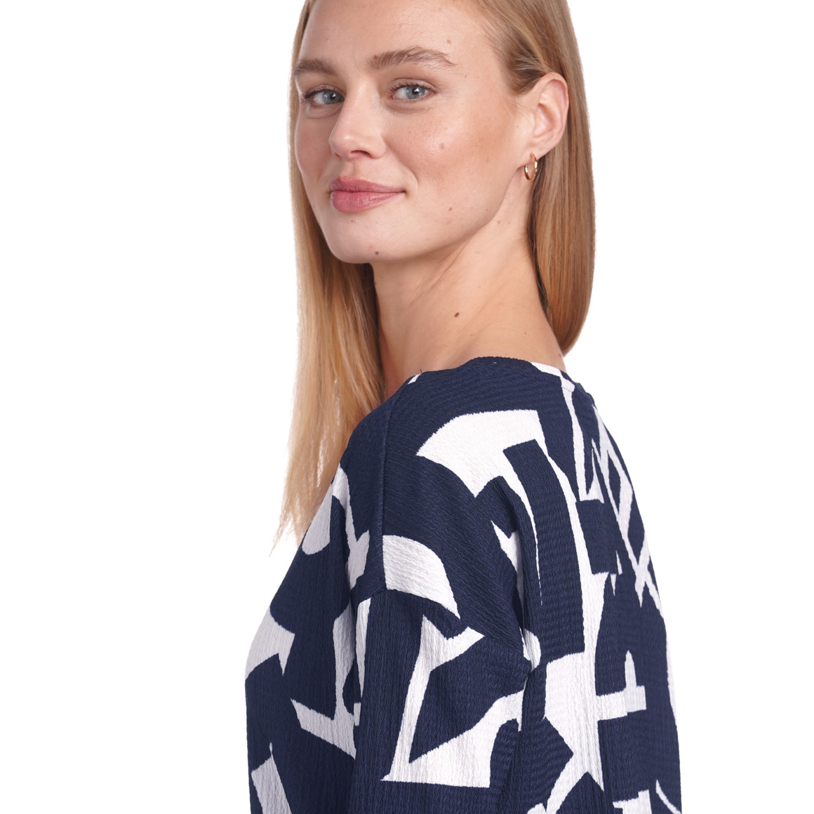 Damen Shirt mit Raffung