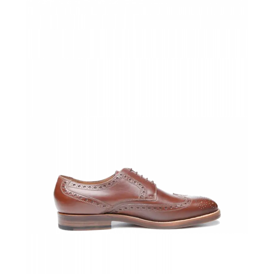 Heinrich Dinkelacker - Businessschuhe Derby LUZERN FULL-BROGUE AC Antikcalf - braun