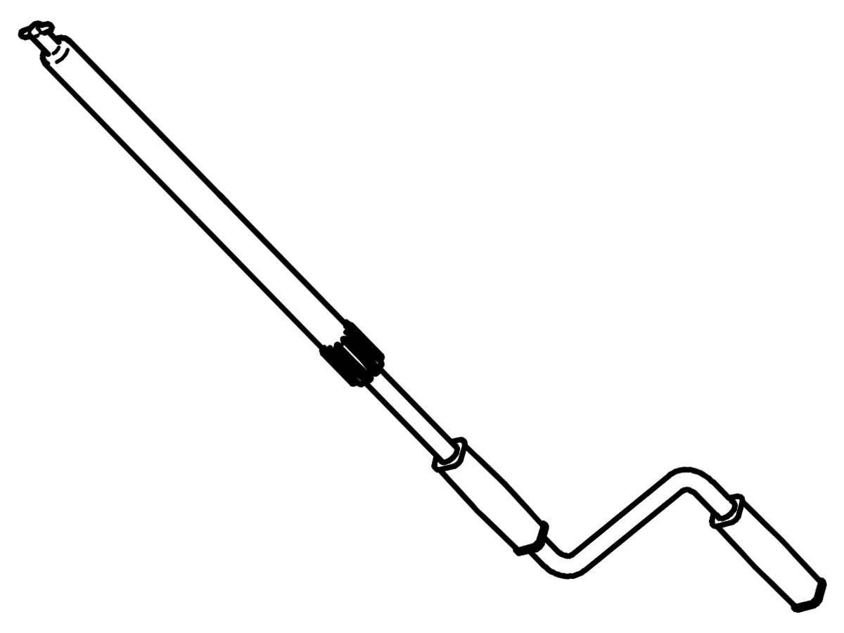Thule Omnistor Oberstück Kurbel