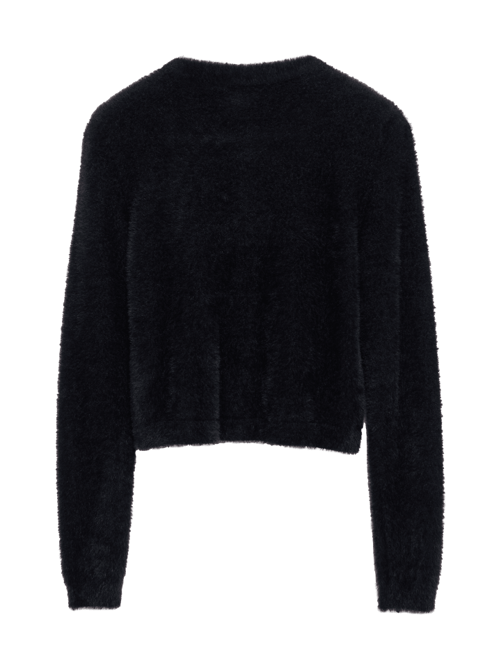s.Oliver Strickjacke langarm in Schwarz günstig kaufen