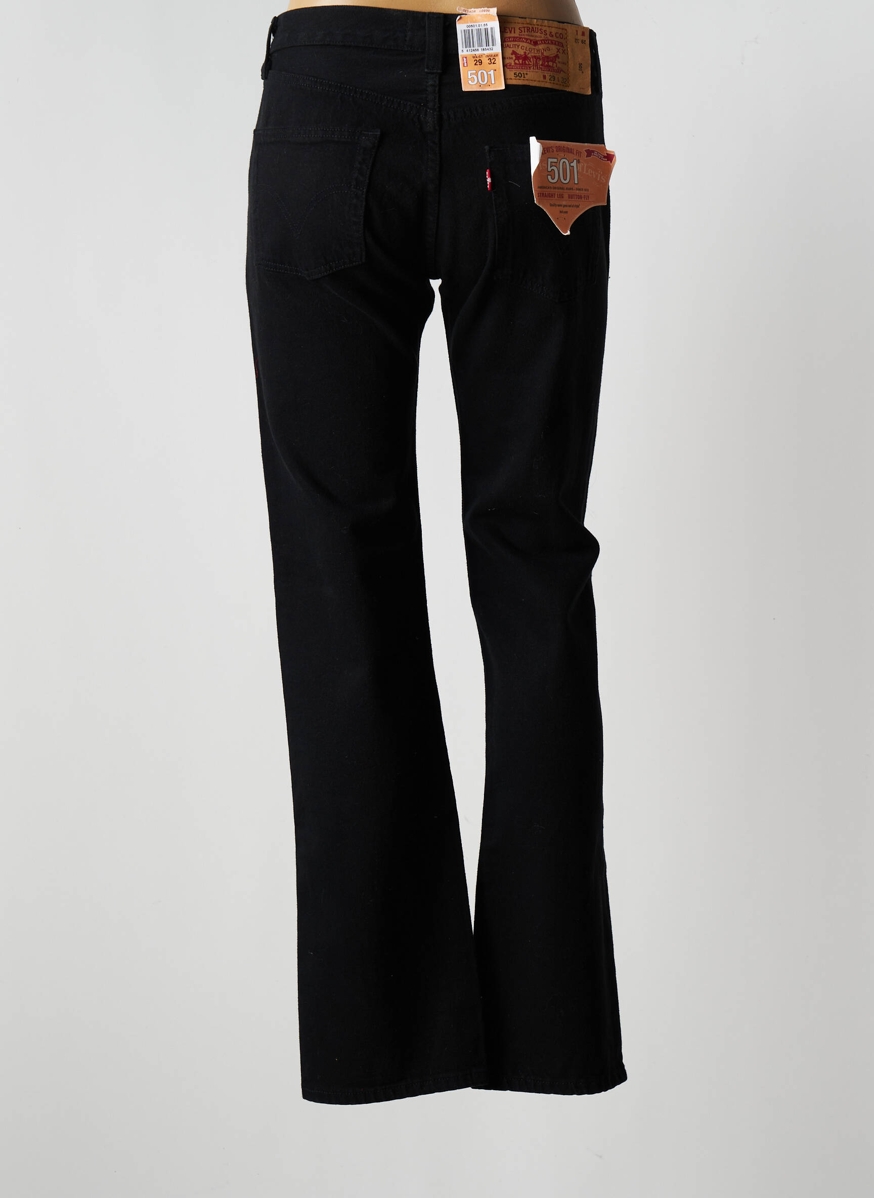 Levis Jeans Coupe Droite Femme couleur noir