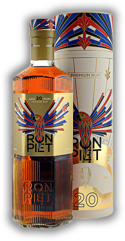 Ron Piet 20 Years Ron Piet 20 Years In feinsten Bourbon-Fässern gereift. Alter 20 J. - 0,7	 Liter - Vol 40%