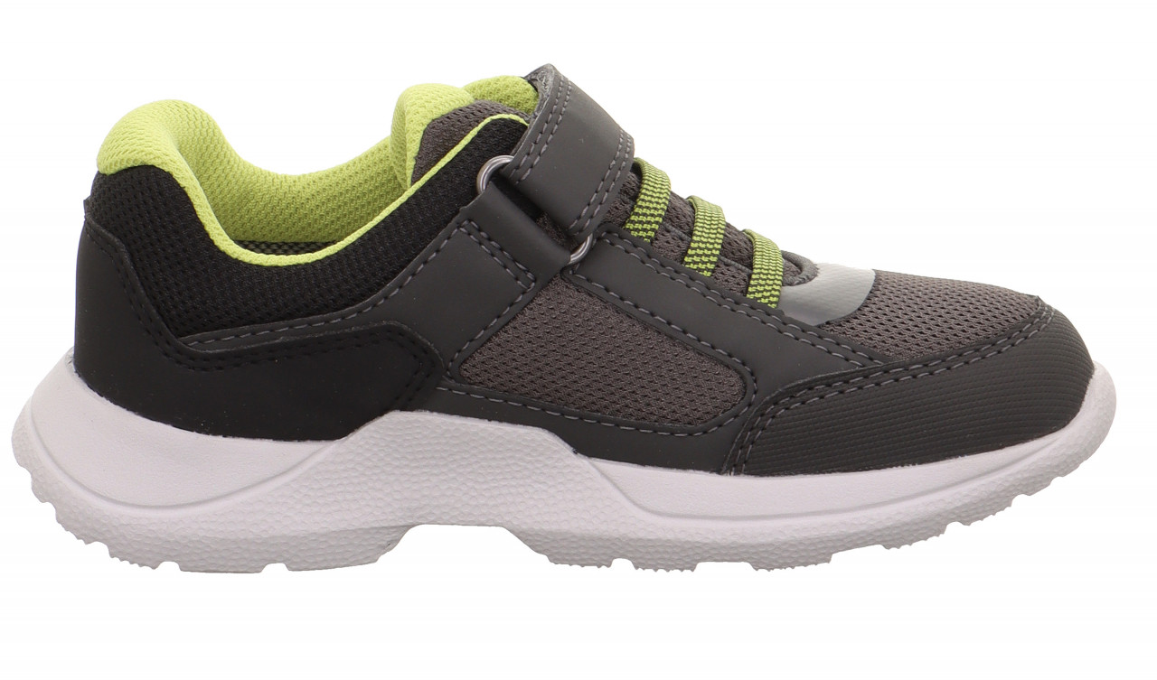 RUSH - Grau/Hellgrün Sneaker low mit Klettverschluss