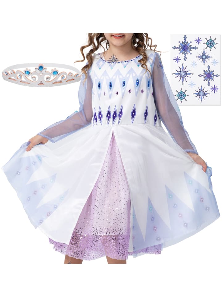 Corimori Kostüm „Prinzessin Nova“ in Hellblau/weiß günstig kaufen 140/146
