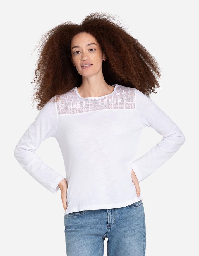 Langarmshirt - Viskose-Anteil