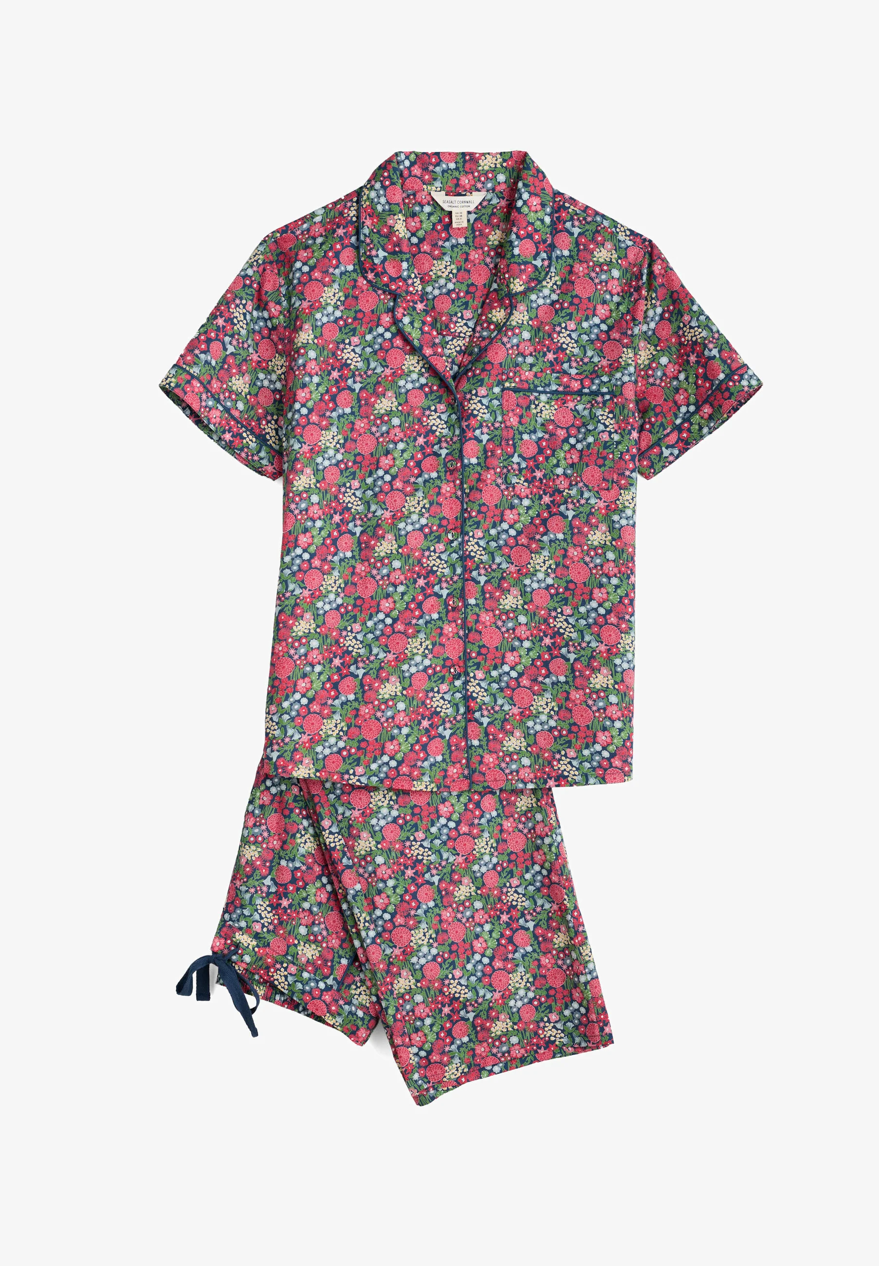 Conjunto de pijama de manga corta con nido de pájaro de Seasalt Cornwall