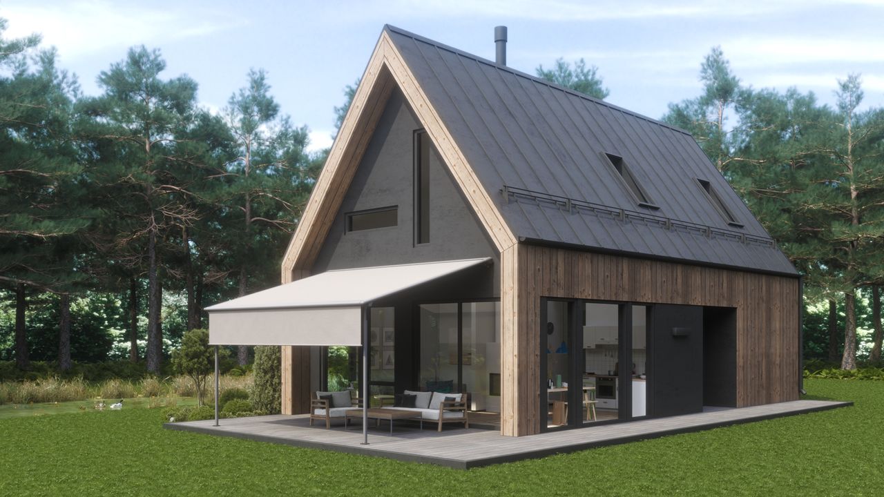 Spettmann Pergola-Markise FLEX, Gestell anthrazit, Uni grau,  500x300cm mit Funkmotor, LED-Beleuchtung