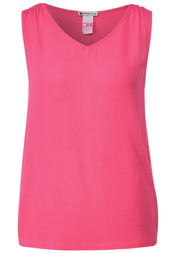 Street One Top mit Raffdetail